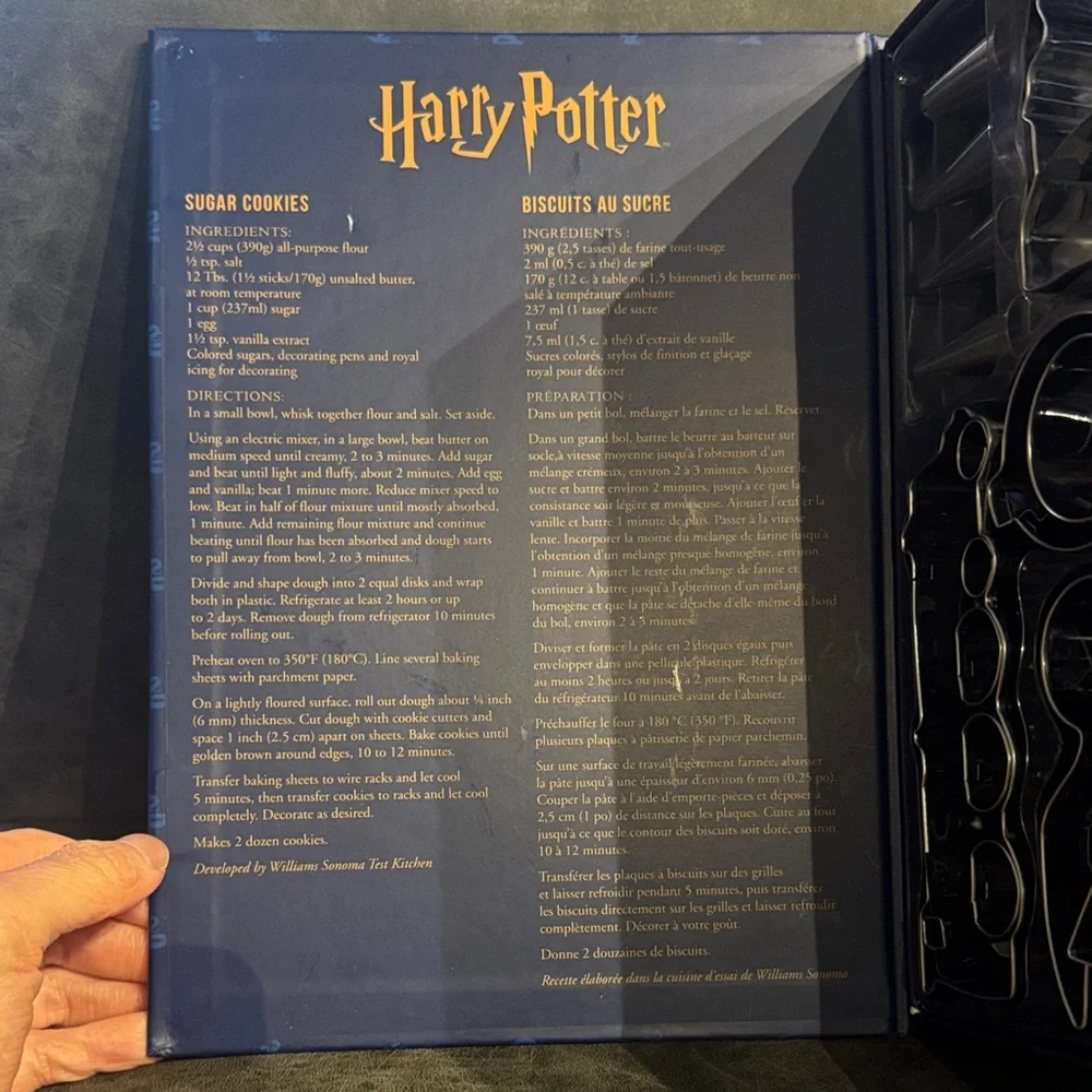Williams Sonoma Harry Potter Cookie Baking Kit - Blue